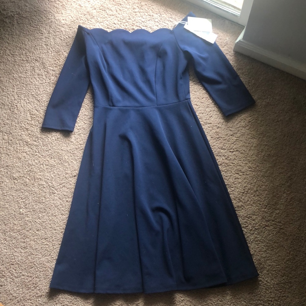 Missmny navy Blue dress